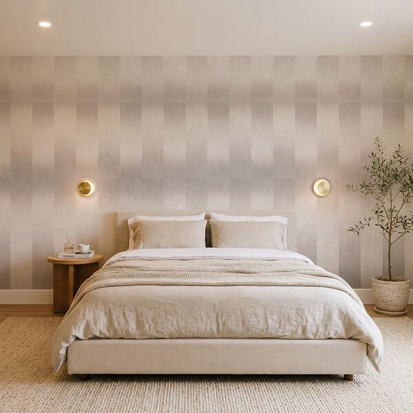 White and grey striped wall White and grey striped wall