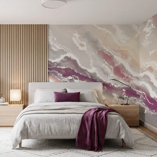 Flowing waves of soft colors Flowing waves of soft colors