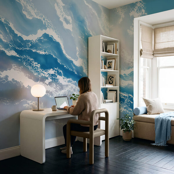 Blue and white sky with white clouds