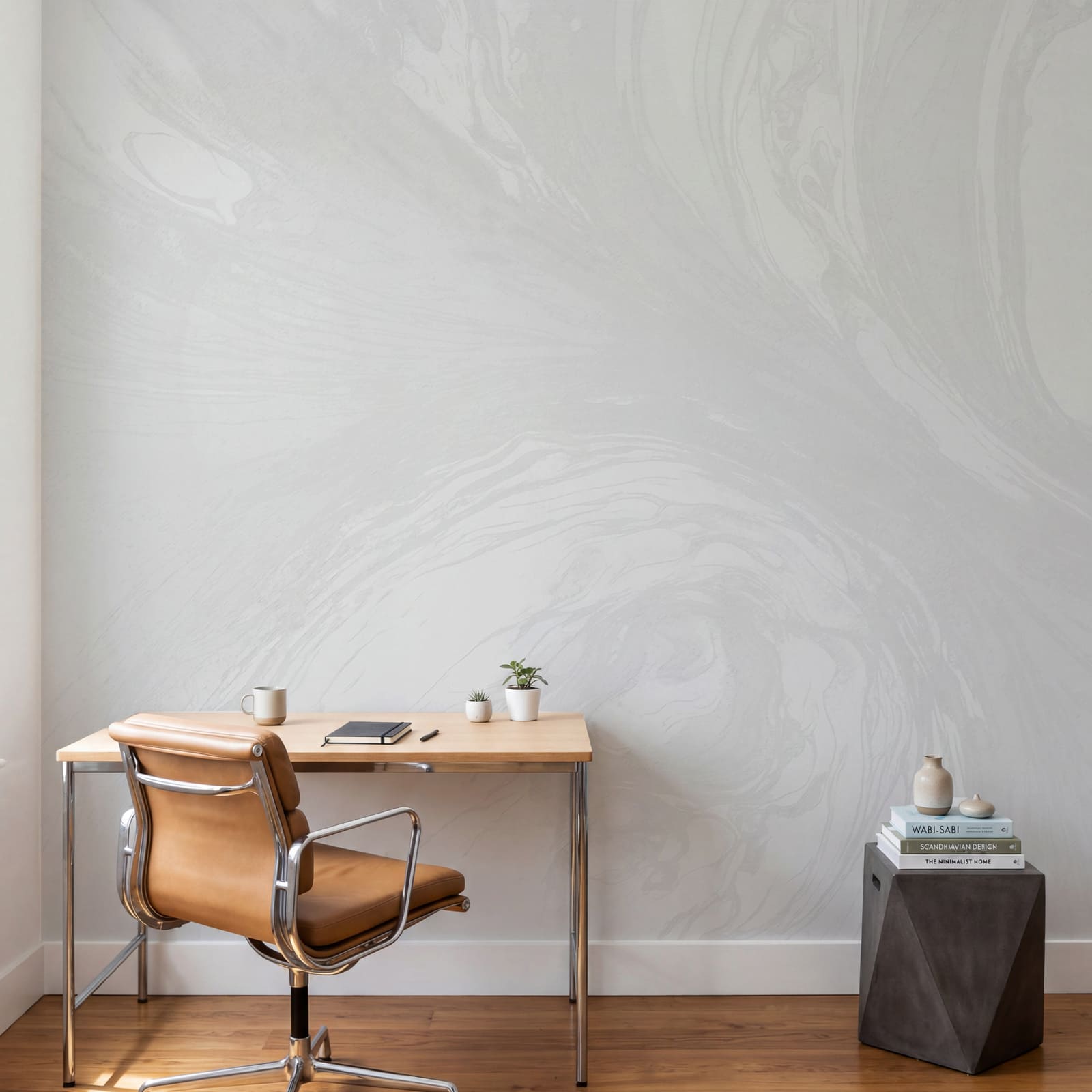 White surface with swirls
