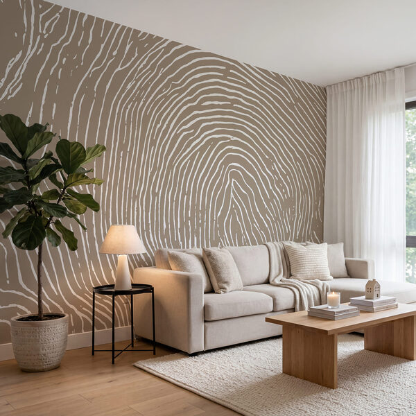 Natural lines create a unique pattern Natural lines create a unique pattern