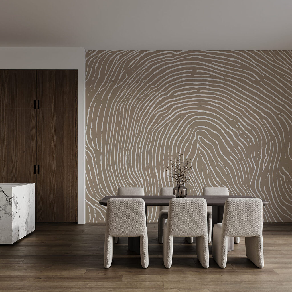 Natural lines create a unique pattern Natural lines create a unique pattern