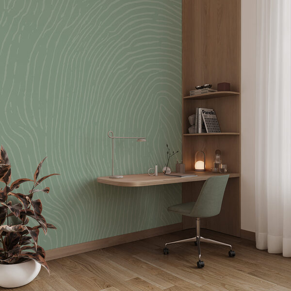 Green and white pattern
