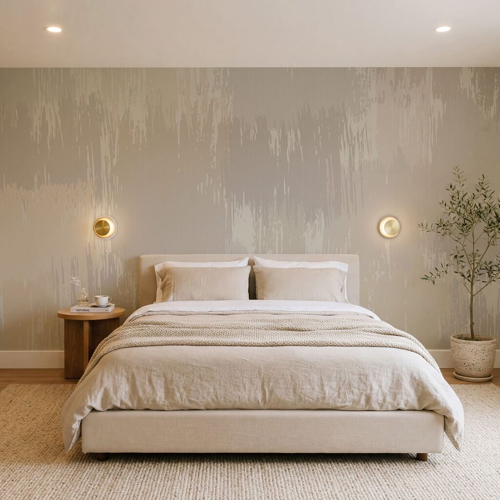Abstract brush strokes in soft hues Abstract brush strokes in soft hues