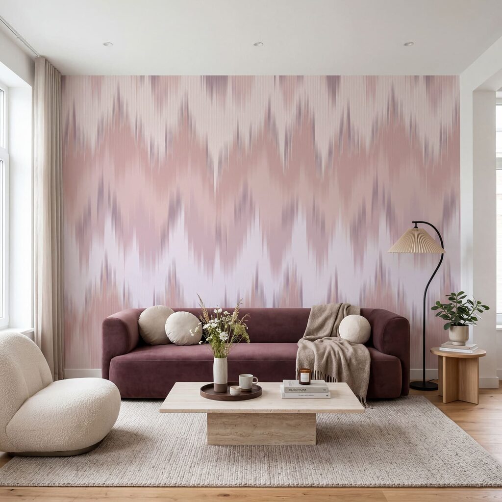 Pink and white zigzag pattern Pink and white zigzag pattern