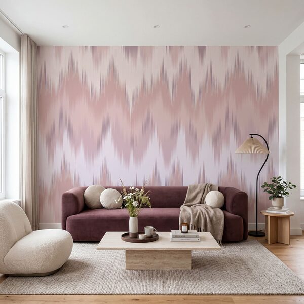 Pink and white zigzag pattern Pink and white zigzag pattern