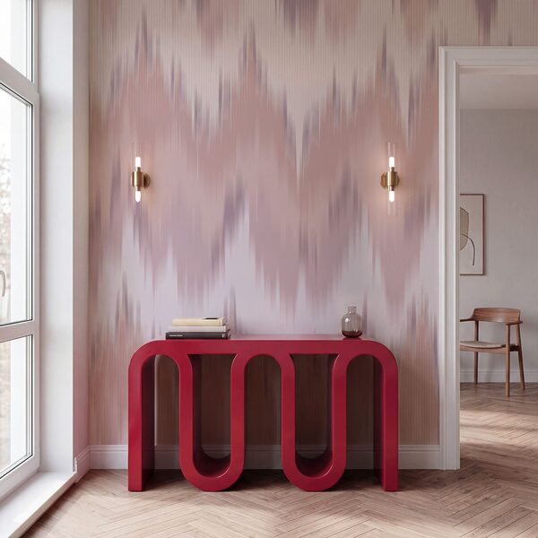 Pink and white zigzag pattern Pink and white zigzag pattern