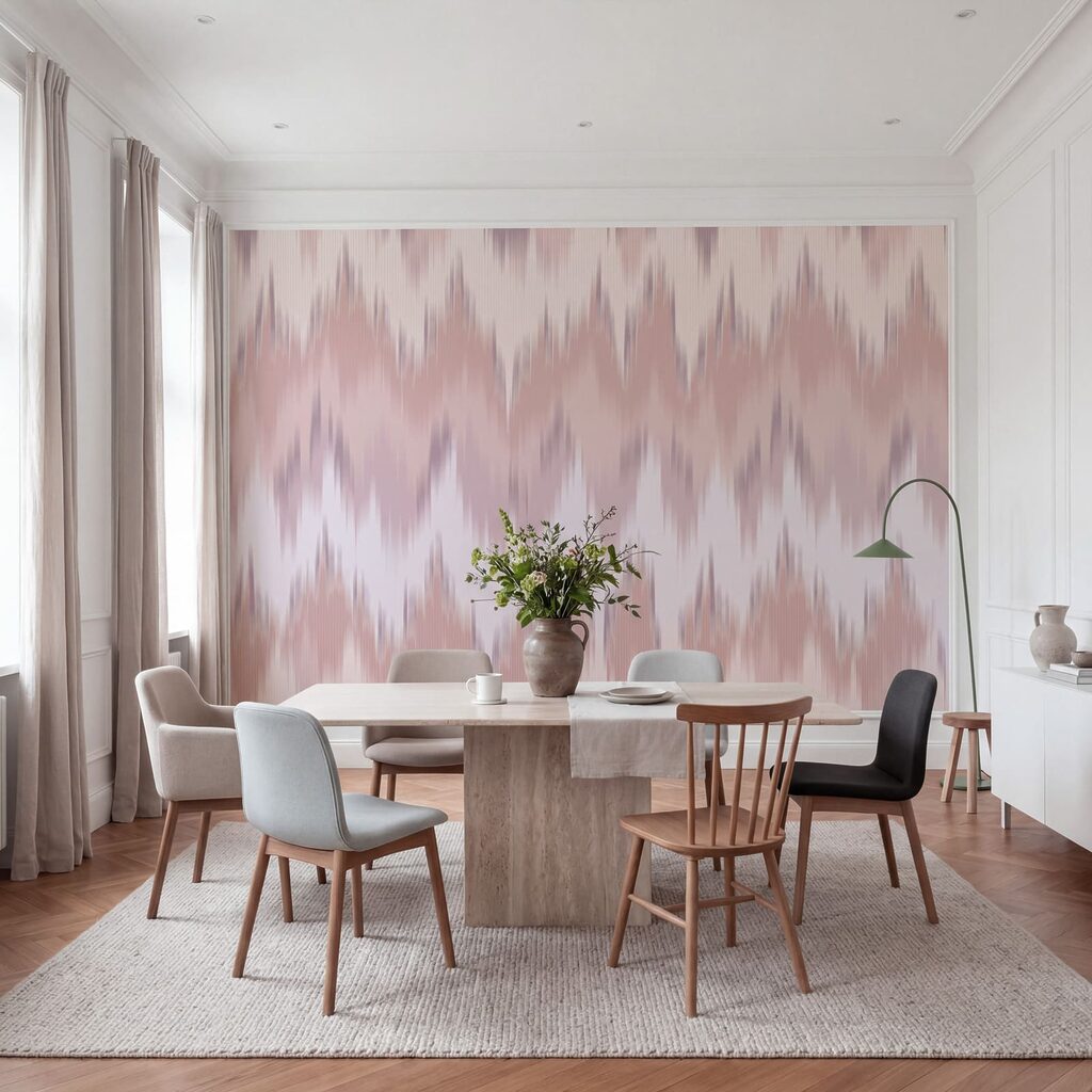 Pink and white zigzag pattern Pink and white zigzag pattern