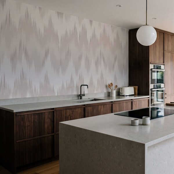 White and gray zigzag pattern