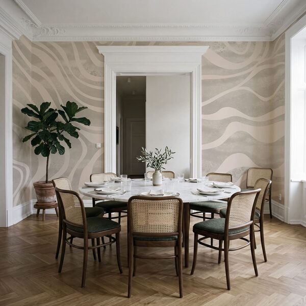 Flowing patterns in soft tones Flowing patterns in soft tones