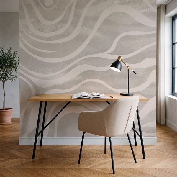 Flowing patterns in soft tones Flowing patterns in soft tones