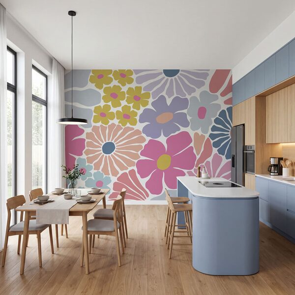 Colorful flower pattern Colorful flower pattern