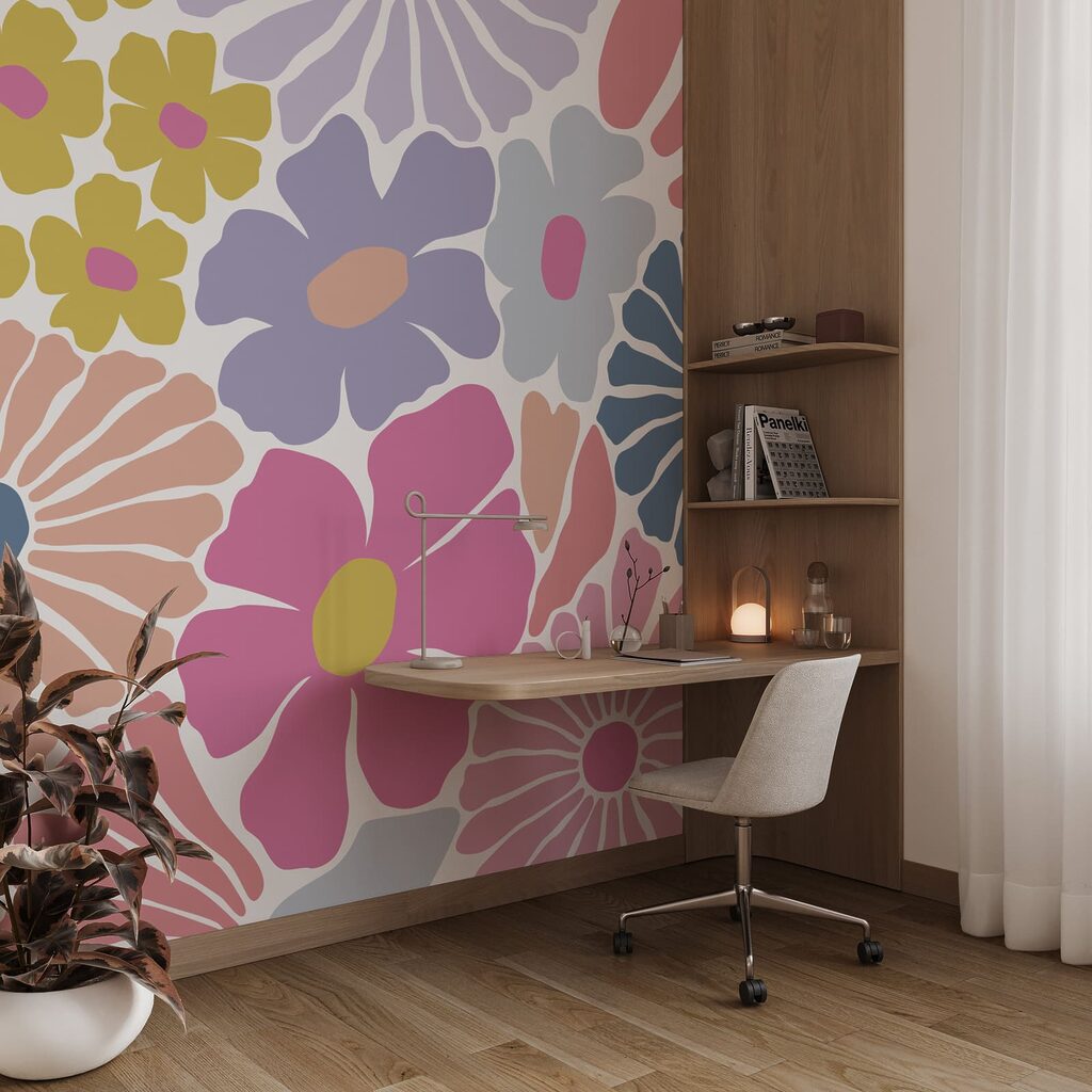 Colorful flower pattern Colorful flower pattern