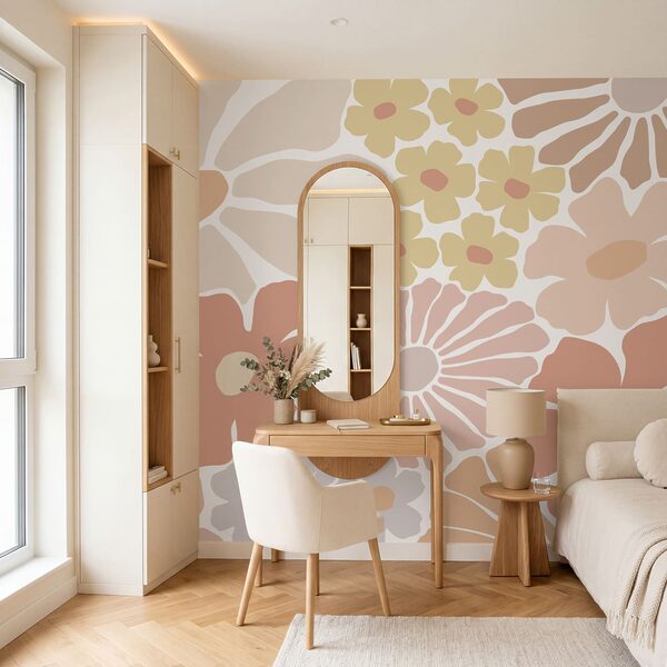 Pattern of flowers Wall mural Pattern of flowers