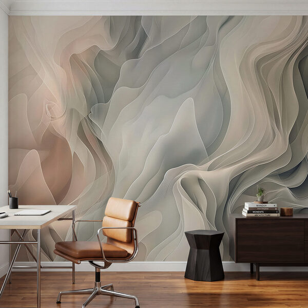 Ethereal waves in soft hues Ethereal waves in soft hues