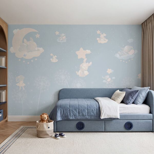 Wallpaper with cartoon animals Wallpaper with cartoon animals