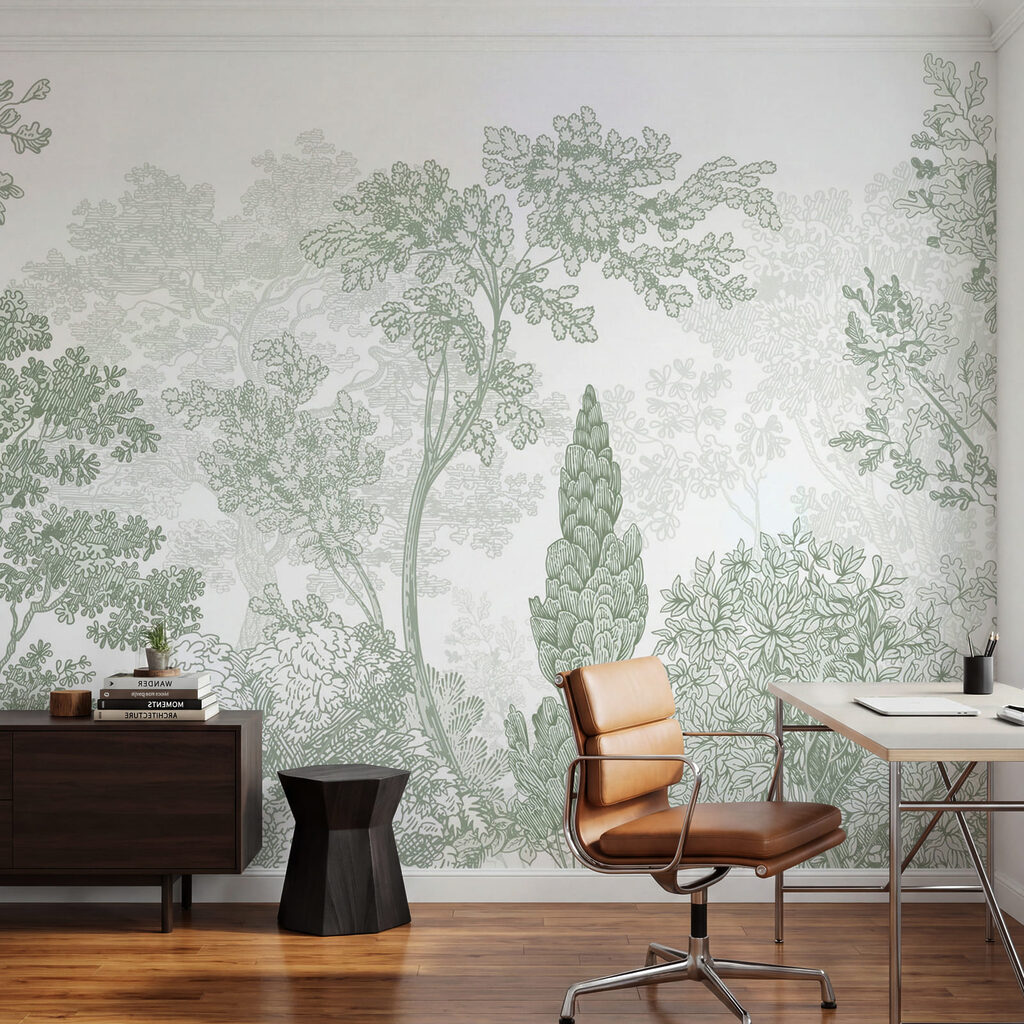 Group of trees and plants