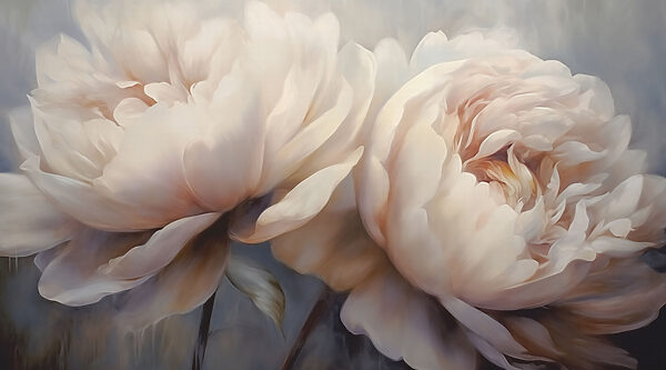 Soft blossoms in gentle hues