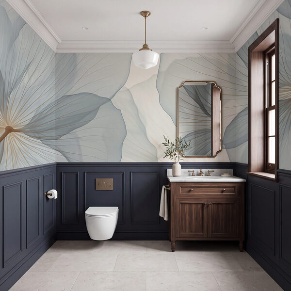 Wall mural Delicate petals in soft hues