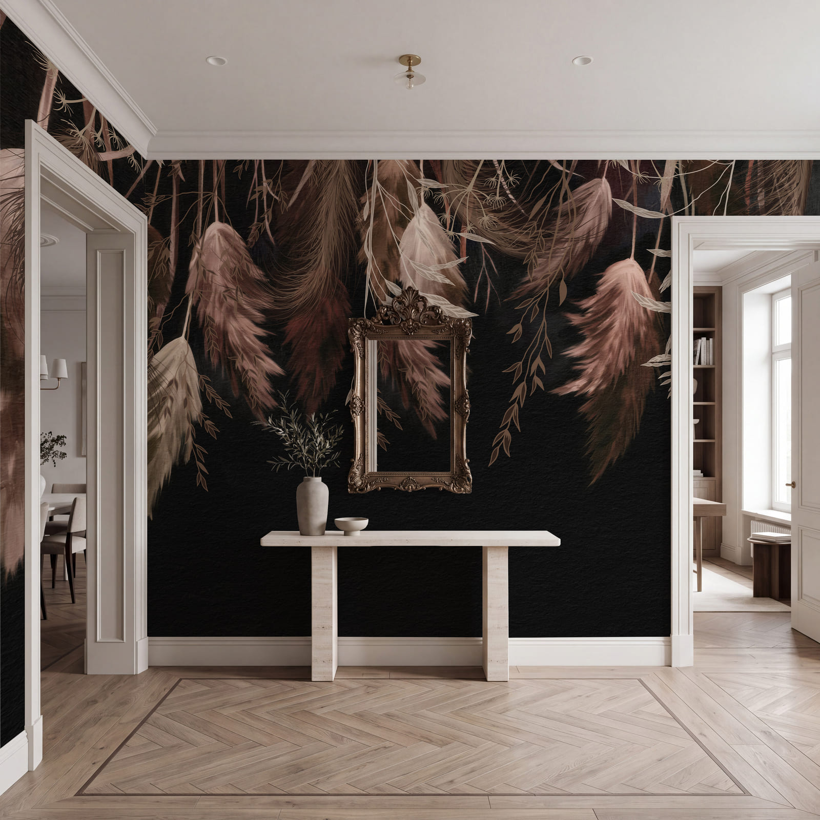 Elegant foliage in soft tones
