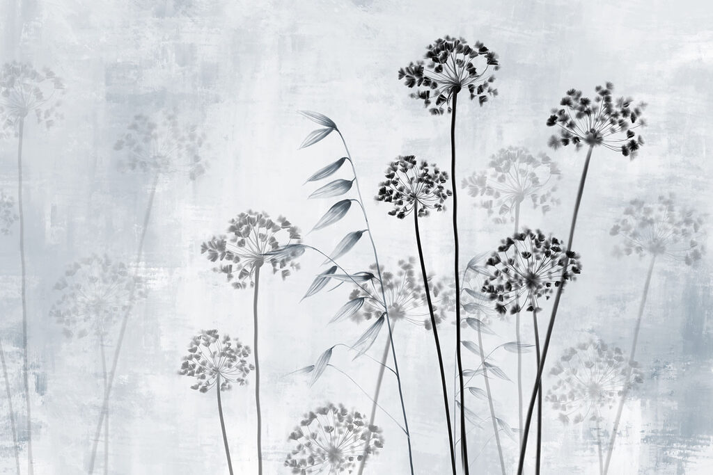 - Elegant silhouettes against soft background