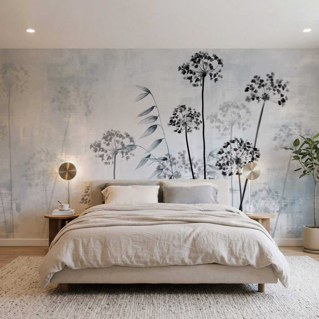 - Elegant silhouettes against soft background