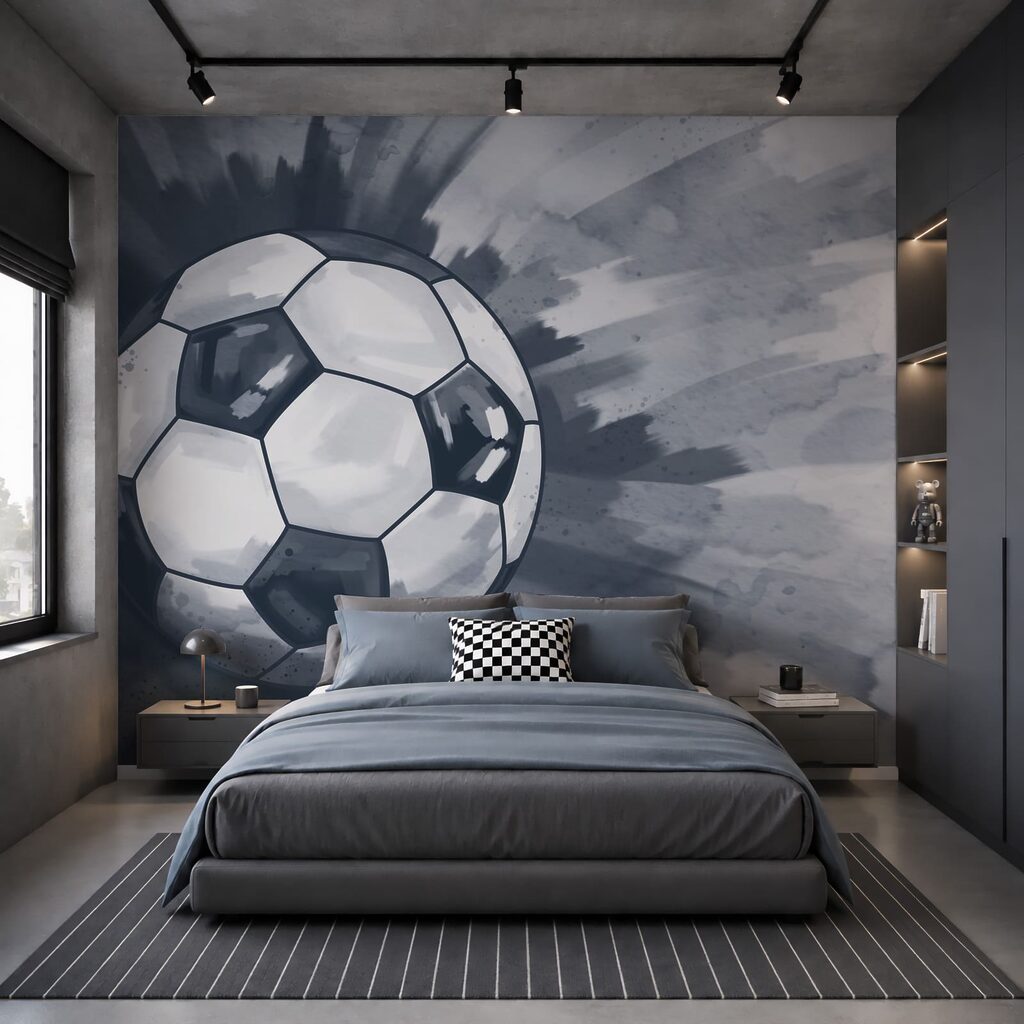 Football ball in the air Football ball in the air