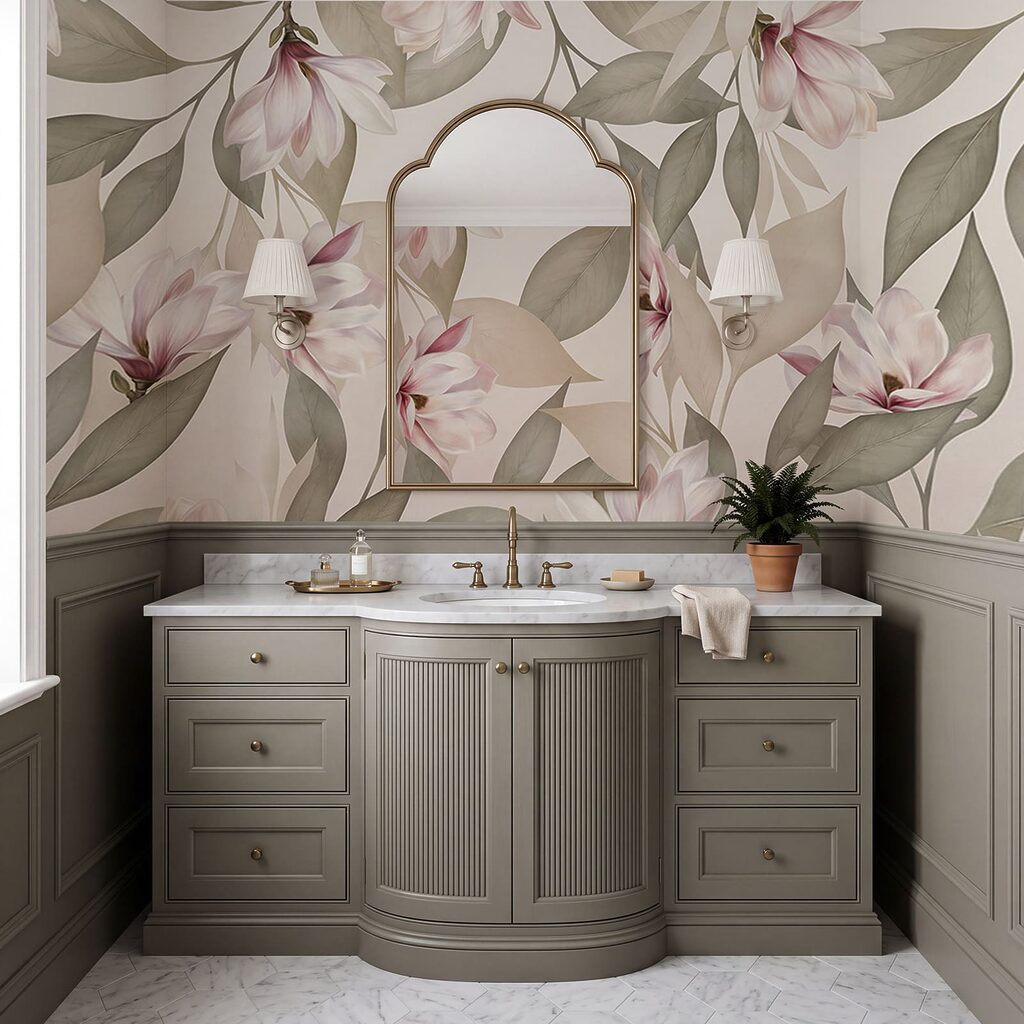 Delicate blooms in soft pastel tones