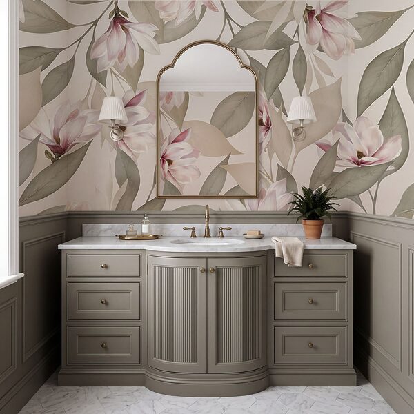 Delicate blooms in soft pastel tones