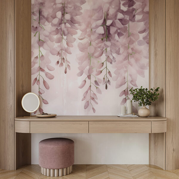 Delicate blooms in soft pastel hues