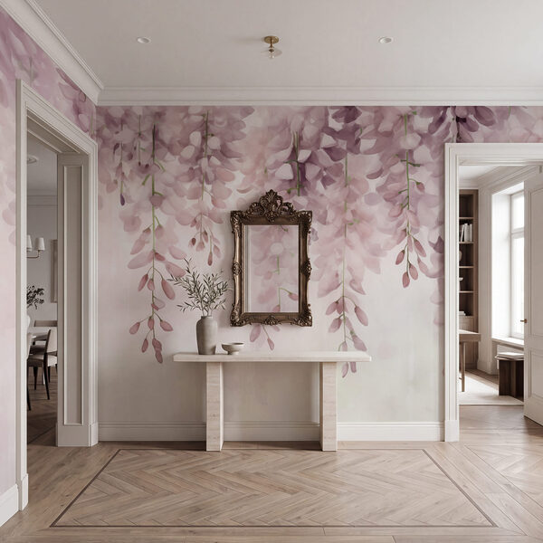 Delicate blooms in soft pastel hues