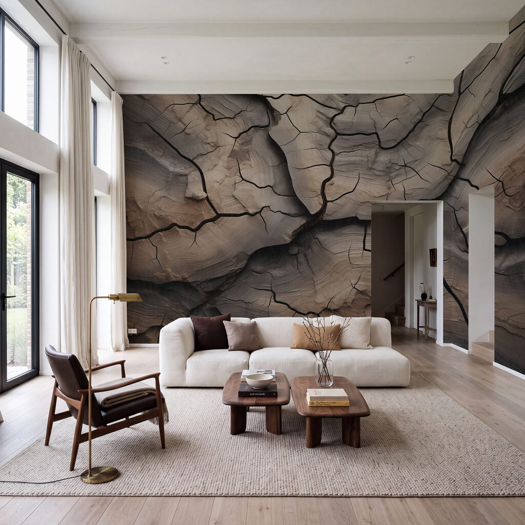 Natural patterns in weathered wood