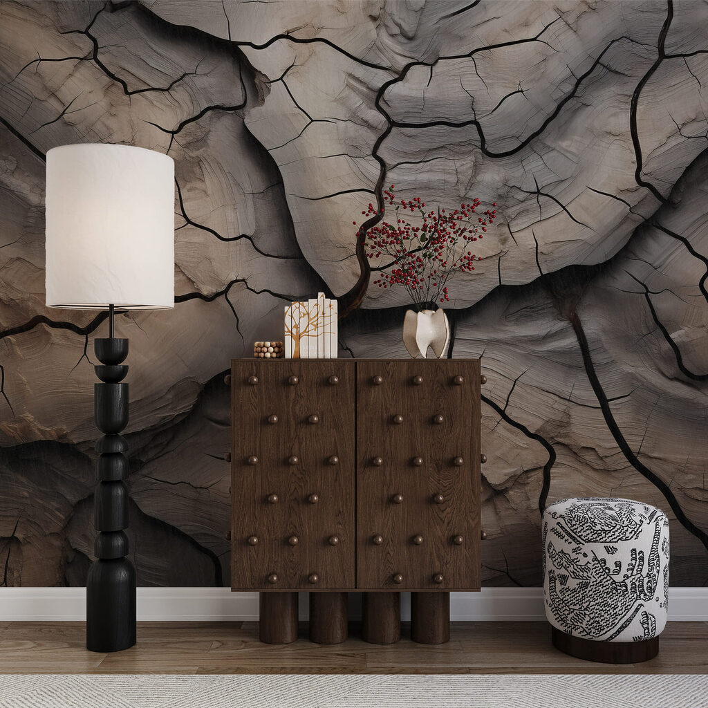 Natural patterns in weathered wood