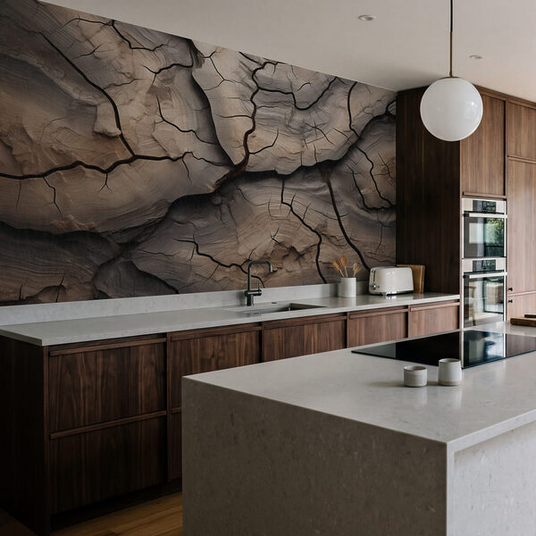 Natural patterns in weathered wood
