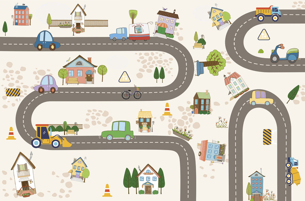Map of a town