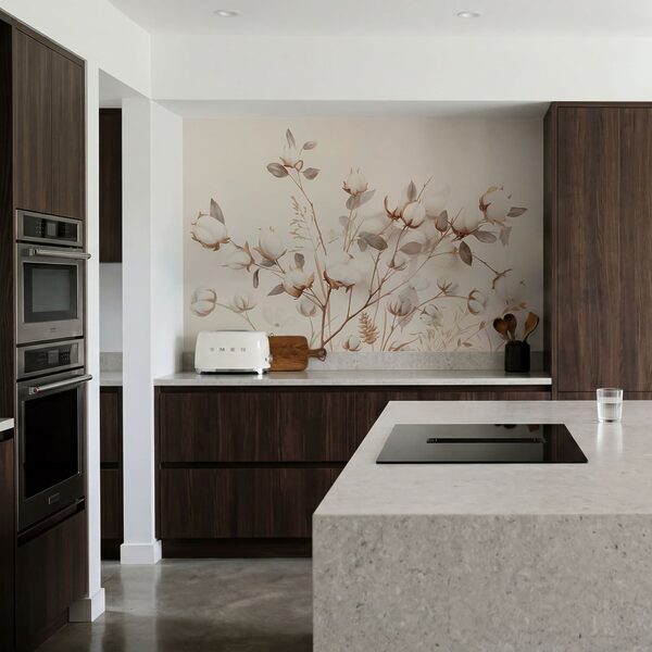 Delicate cotton blooms in soft tones Delicate cotton blooms in soft tones