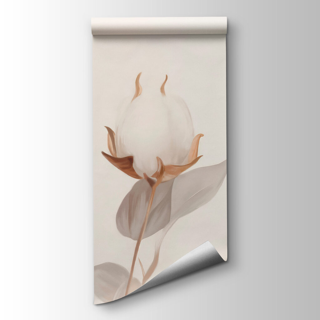 Delicate cotton blooms in soft tones Delicate cotton blooms in soft tones