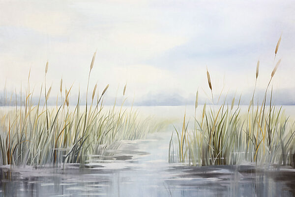 Painting of a marsh