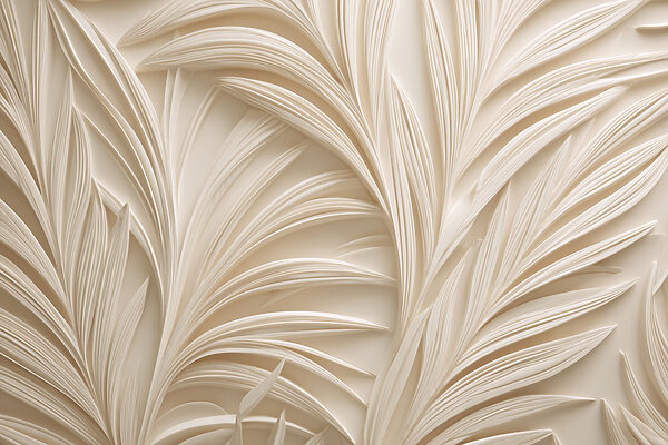 Elegant leaf patterns in soft tones Elegant leaf patterns in soft tones