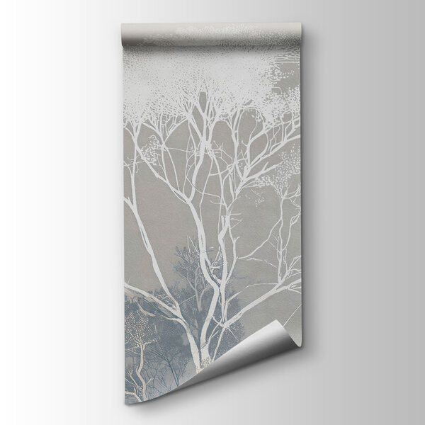 Group of trees with fog