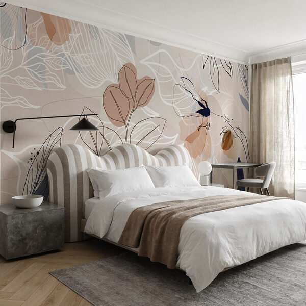 Delicate floral patterns in soft hues Delicate floral patterns in soft hues