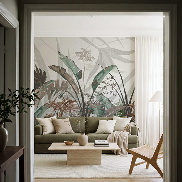 Botanical beauty in pastel tones