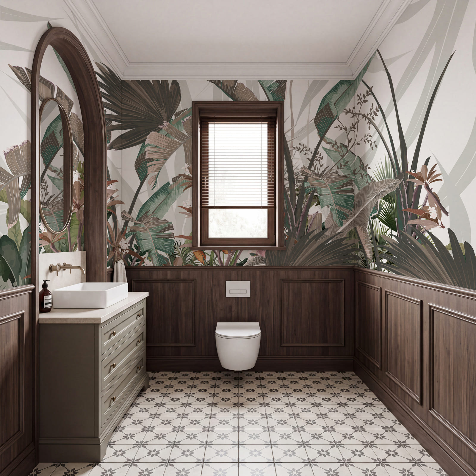 Botanical beauty in pastel tones
