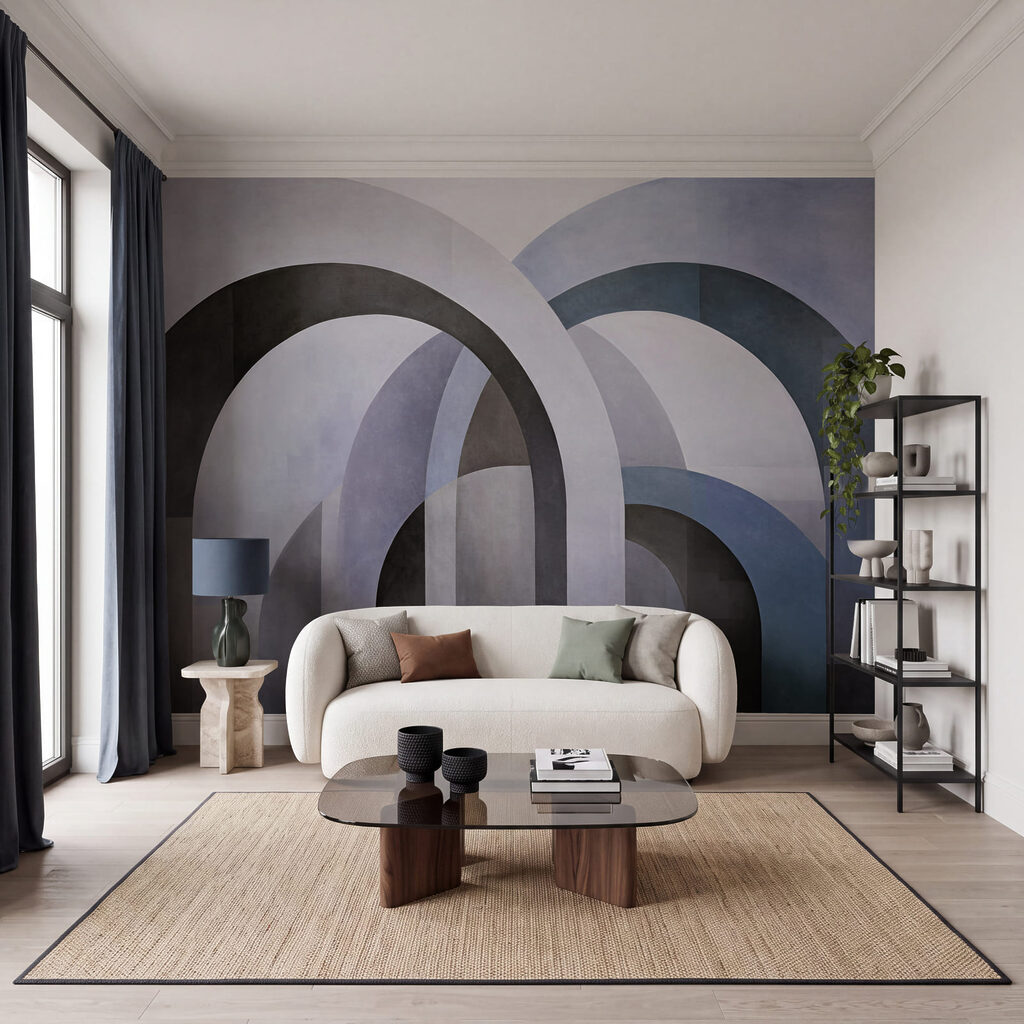 Painting of a group of arches