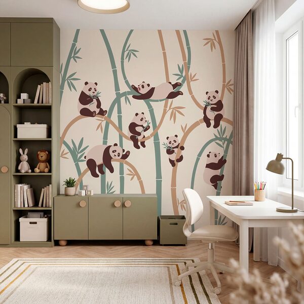 Pandas on a tree Pandas on a tree