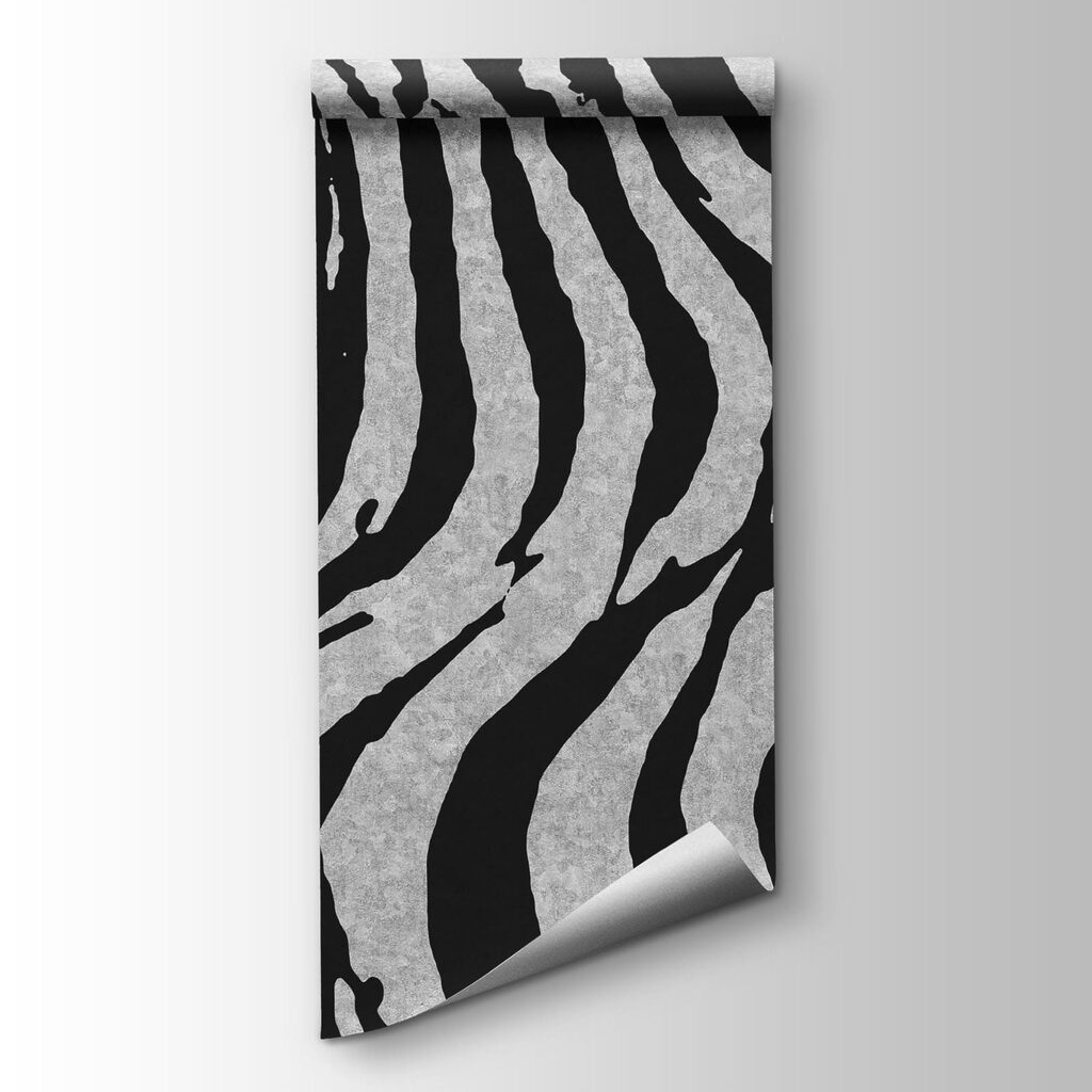 Black and white striped pattern