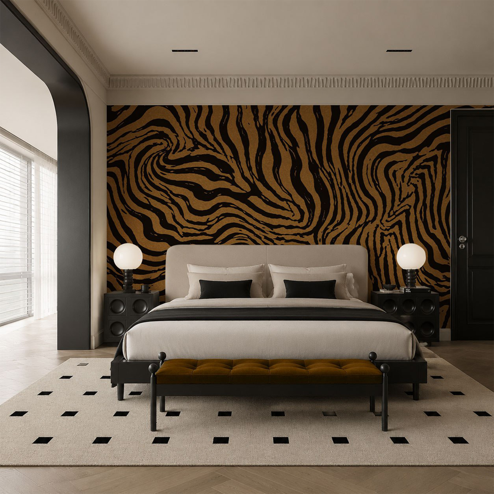Swirling patterns in earthy tones Swirling patterns in earthy tones