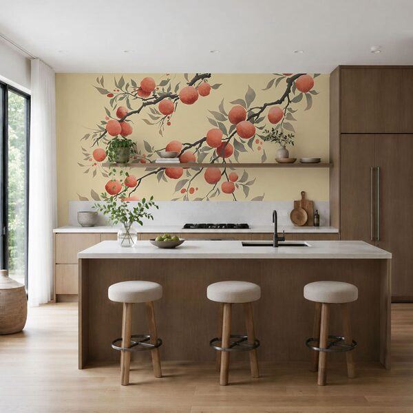 Branch with oranges on it Branch with oranges on it