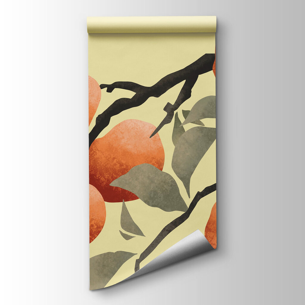 Branch with oranges on it Branch with oranges on it