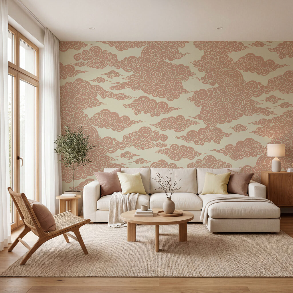 Pattern of clouds on a light background Pattern of clouds on a light background